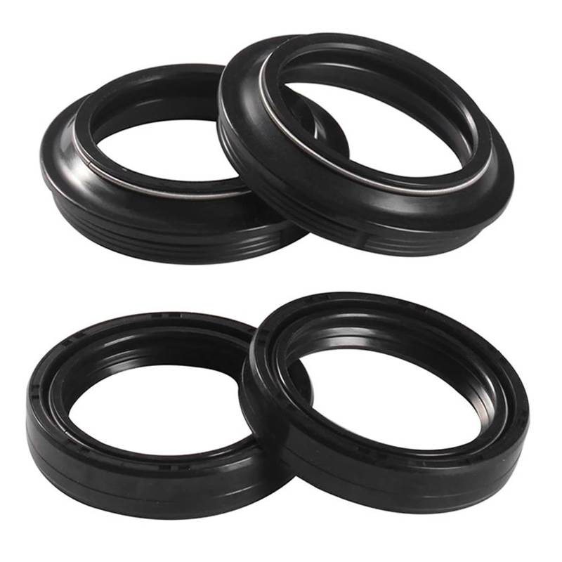 AMYALIN Öldichtung Staubdichtung Für Suzuki GS750L 1979 GS750E 1983 Öldichtung Und Staubdichtung Für Motorrad-Vorderradgabeldämpfer(Oil Seal and dust Seal) von AMYALIN