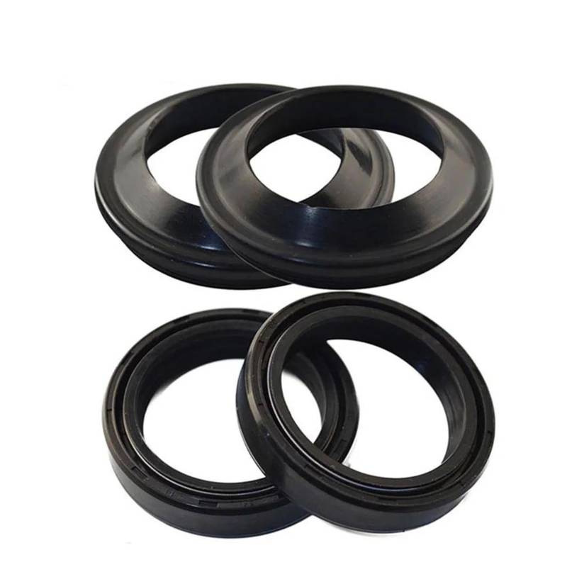 AMYALIN Öldichtung Staubdichtung Für Suzuki GSF400 GSF600 GSF600S Motorrad-Vorderradgabeldämpfer-Öldichtung Und Staubschutzdichtung 41 * 53 * 8/9,5 MM(Oil Seal and dust Seal) von AMYALIN