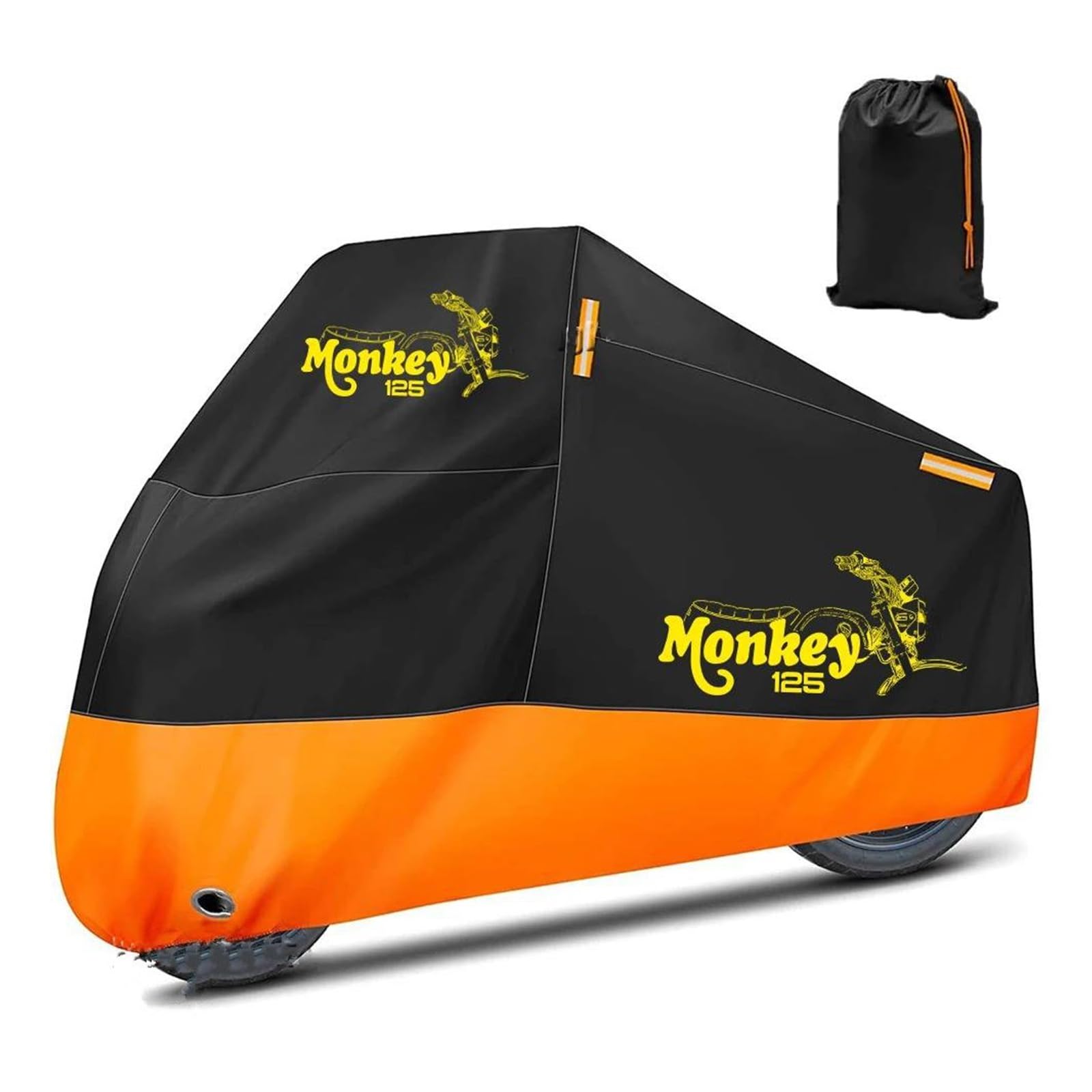 Motorradschutz für Parken Für HON&DA Für Monkey 125 Z125 Motorradabdeckung Wasserdicht Regen- Und Staubdicht Den Außenbereich(L for 180cm) von AMYALIN