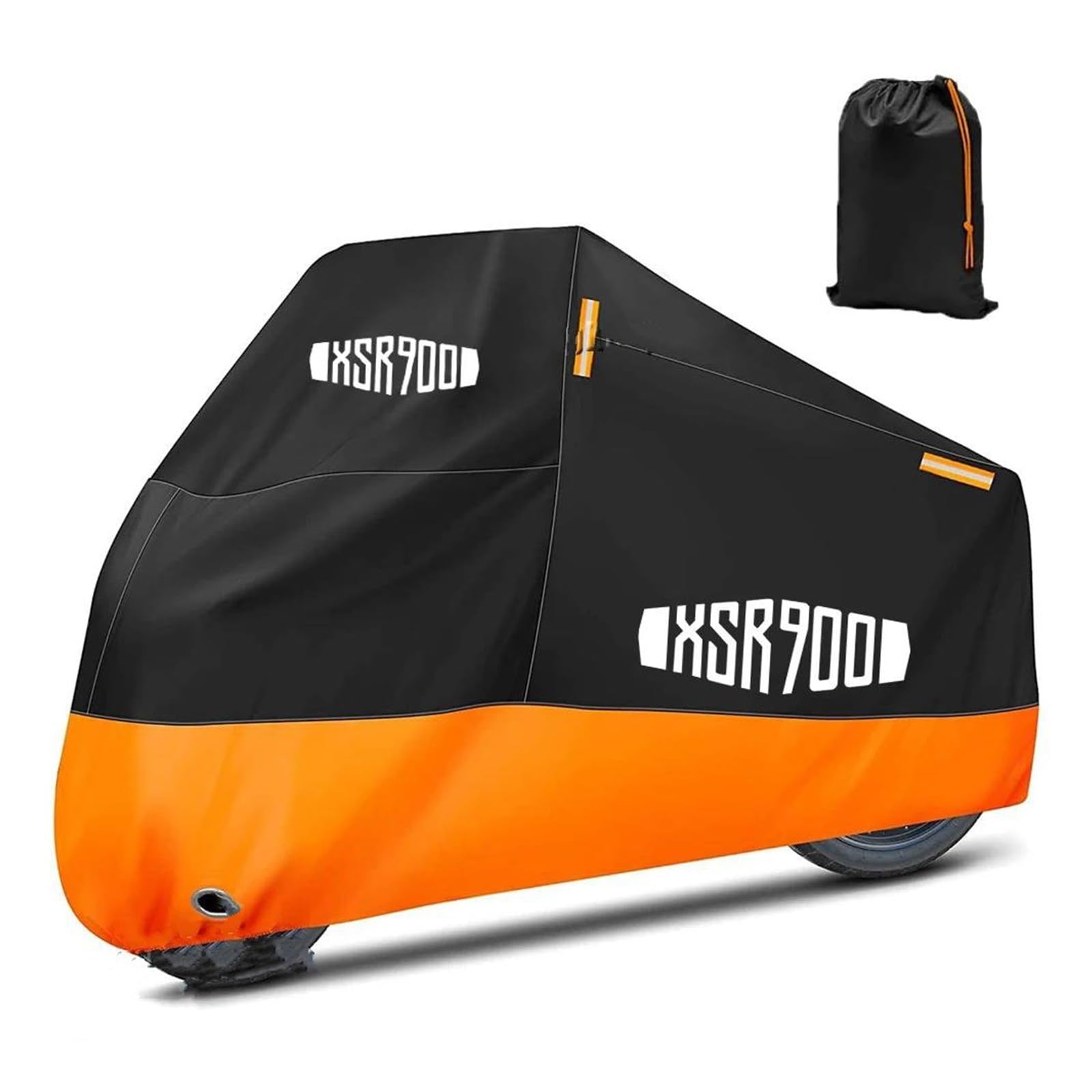 Motorradschutz für Parken Für YA&MAHA XSR900 Motorrad wasserdichte Outdoor-Motorrad-Regen-Staubschutzabdeckung(L for 180cm) von AMYALIN