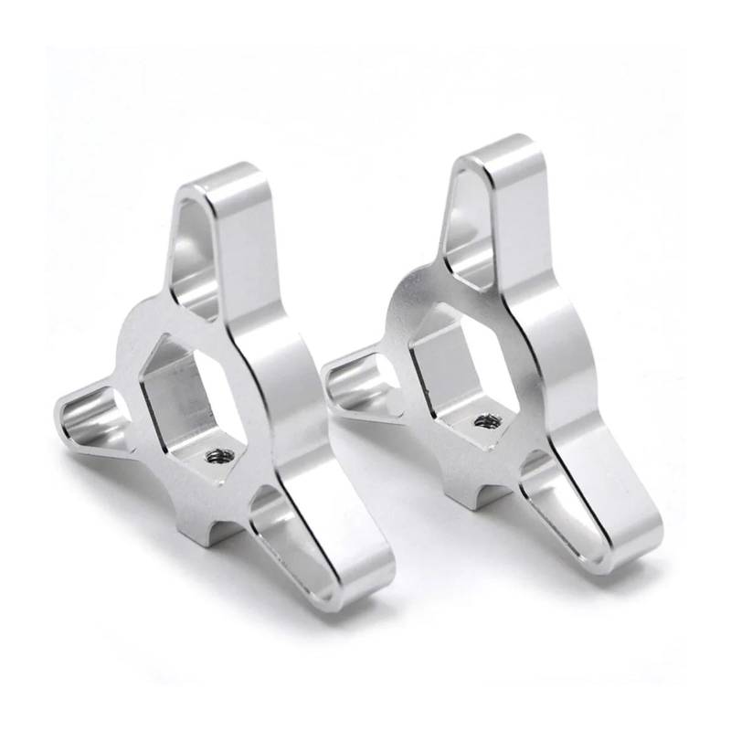 AMZCO Aluminium Gabel Vorspannungsversteller Für KA&WASAKI ZX6R ZX9R ZX12R Motorrad Vorderradaufhängung Gabel Vorspannungseinsteller(Silber) von AMZCO