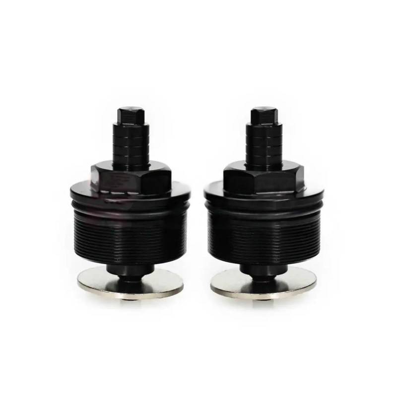 AMZCO Gabelvorspannungseinsteller Für HON&DA CB750 1992-2008 CBF500 2004-2007 Motorrad Stoßdämpfer Vorne Schraube Gabel Abdeckung Vorspannung Einstellbare Gabel Bolzen(Schwarz) von AMZCO