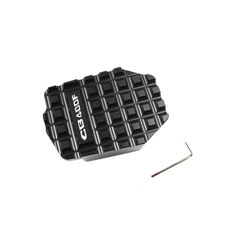 AMZCO Motorrad Bremspedal Platte Für HON&DA CB400F 2021 Motorrad Verbreitertes Hinterradbremspedal Und Vergrößertes Pedal(Schwarz) von AMZCO