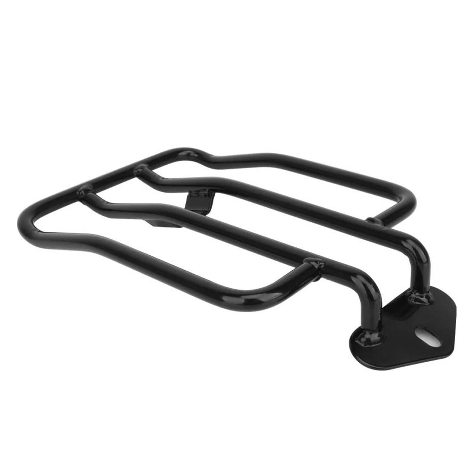 AMZCO Motorrad Gepäckträger Unterstützung Für Har&Ley Für Sportster Für Eisen XL 883 1200 2004-2021 Motorrad Hinten Gepäck Rack Unterstützung Regal(Schwarz) von AMZCO