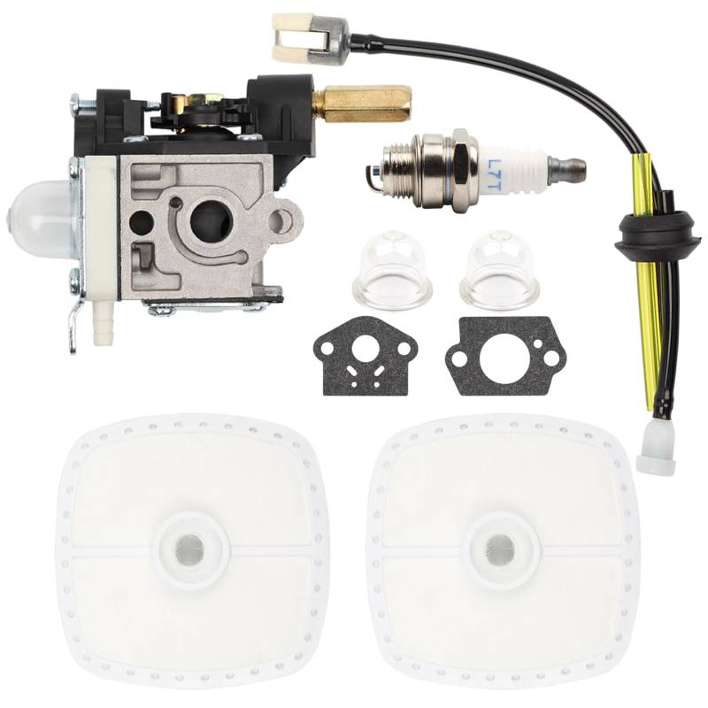 AMZSKU SRM 210 Vergaser Tune-up Kits für Weedeater SRM211 GT200 HC150 PPF210 PPF211 Trimmerteile RB-K75 A021000742 von AMZSKU