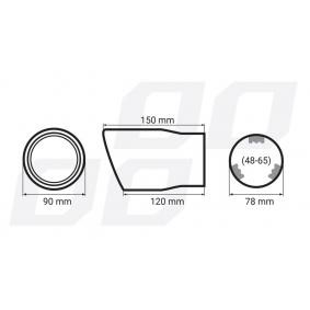 AMiO Auspuffblende 01117 Endrohrblende,Endrohre von AMiO