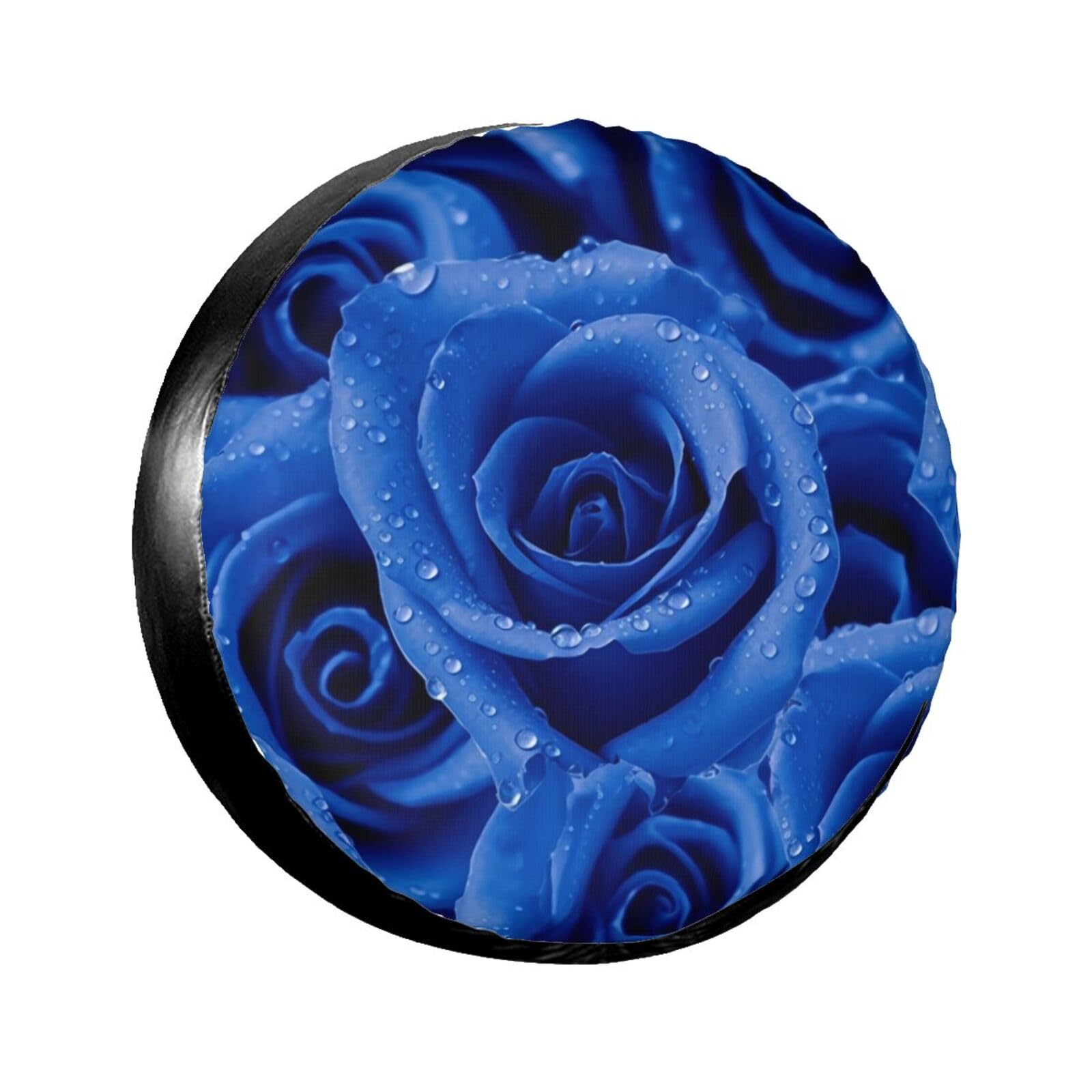 Blue Rose Reifenabdeckung, Radschutz, wasserdicht, staubdicht, für Anhänger, SUV, LKW, verstellbar, 38,1 cm von ANABPRMA