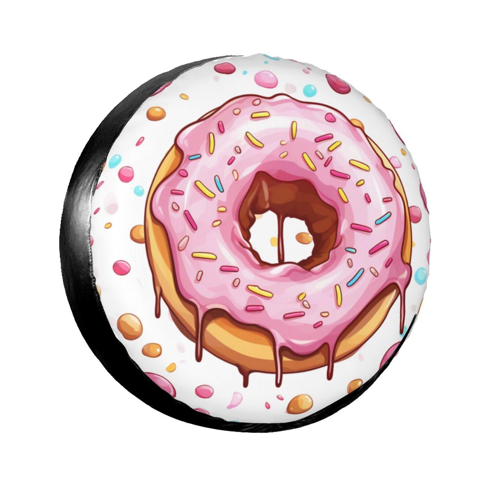 Donut-Reifenabdeckung, Radschutz, wasserdicht, staubdicht, für Anhänger, SUV, LKW, verstellbar, 43,2 cm von ANABPRMA