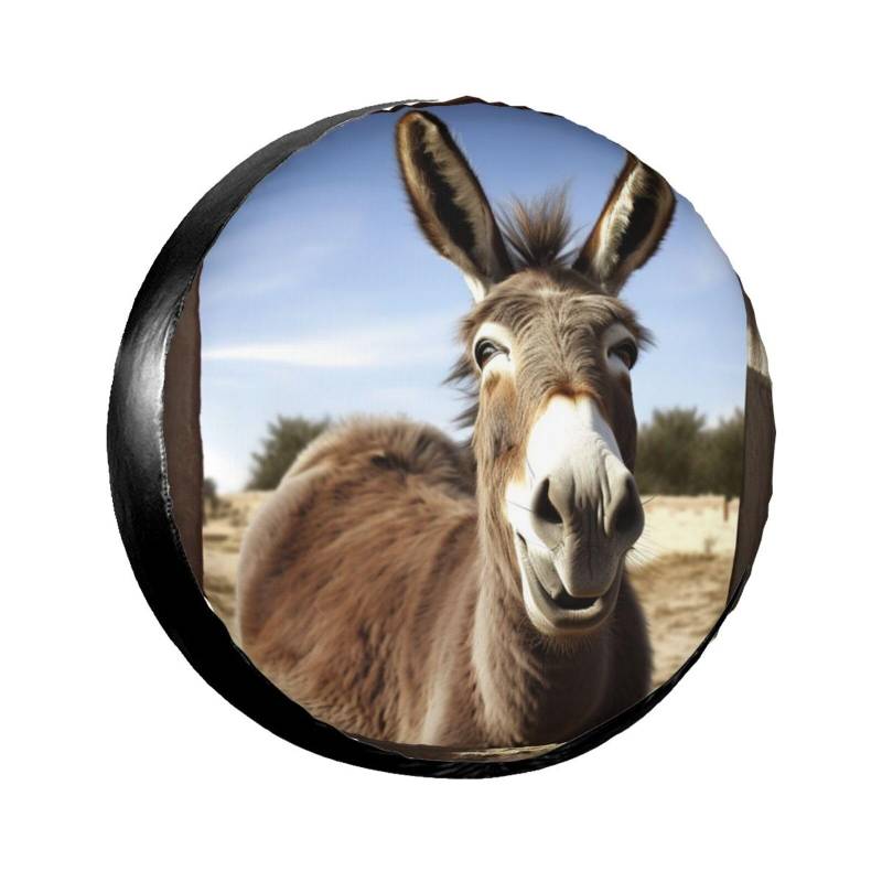 Funny Donkey Reifenabdeckung, Radschutz, wasserdicht, staubdicht, für Anhänger, SUV, LKW, verstellbar, 38,1 cm von ANABPRMA