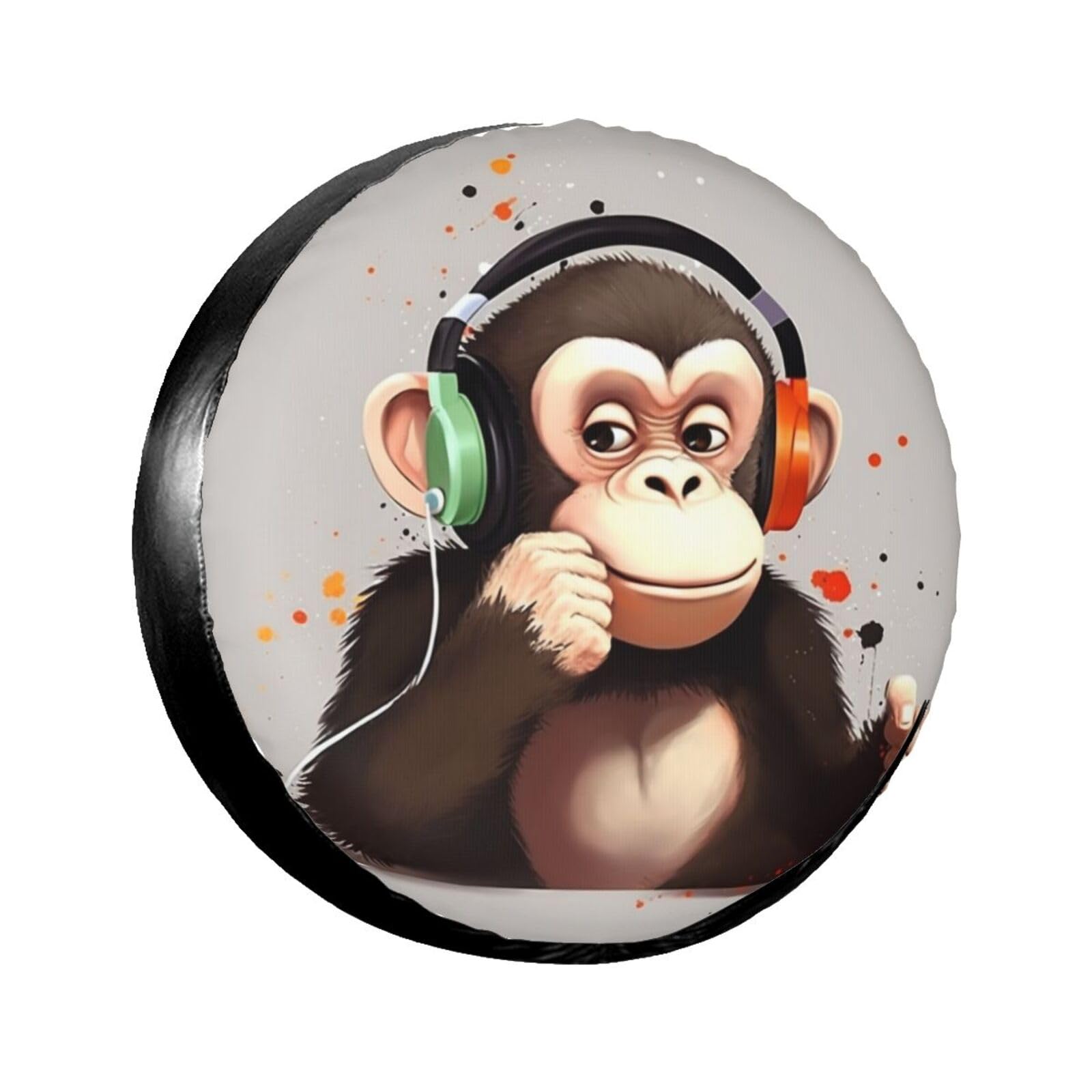 Music Monkey Reifenabdeckung, Radschutz, wasserdicht, staubdicht, für Anhänger, SUV, LKW, verstellbar, 40,6 cm von ANABPRMA