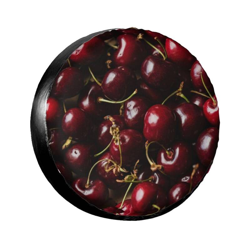 Red Cherry Reifenabdeckung, Radschutz, wasserdicht, staubdicht, für Anhänger, SUV, LKW, verstellbar, 38,1 cm von ANABPRMA