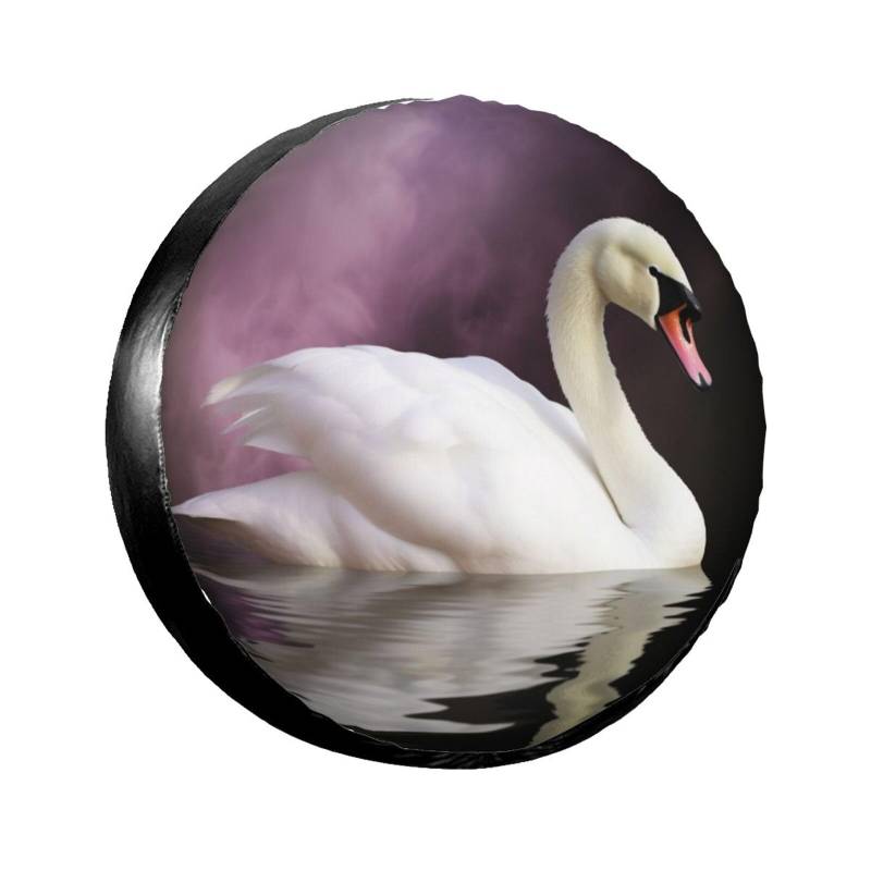 White Swan Reifenabdeckung, Radschutz, wasserdicht, staubdicht, für Anhänger, SUV, LKW, verstellbar, 43,2 cm von ANABPRMA