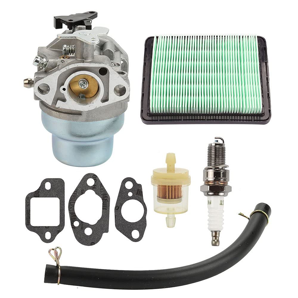 ANCLLO Vergaser mit Dichtung Zündkerze Kraftstoff-Luftfilter-Kit für GCV160 GCV160A GCV160LA HRB216 HRS216 HRR216 HRT216 HRZ216 von ANCLLO