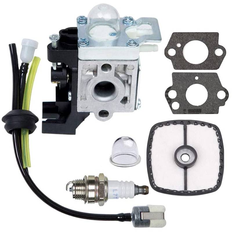 ANCLLO Verstellbarer SRM225 Vergaser für Echo GT225 PE225 PAS-225 SHC-225 RB-K93 SRM-225 Parts Rebuild, Easy-Start Vergaser mit Tune Up Kit Primer Bulb von ANCLLO