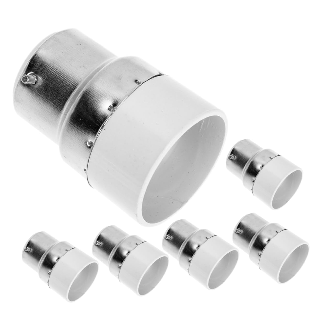 ANDRESLAD 6er Set B22 Auf E14 Lampenfassung Adapter Steckdosenadapter Für Glühbirnen Lichtsockel Konverter Für Verschiedene Lampenfassungen Hochwertiger Lampenbasis Adapter von ANDRESLAD