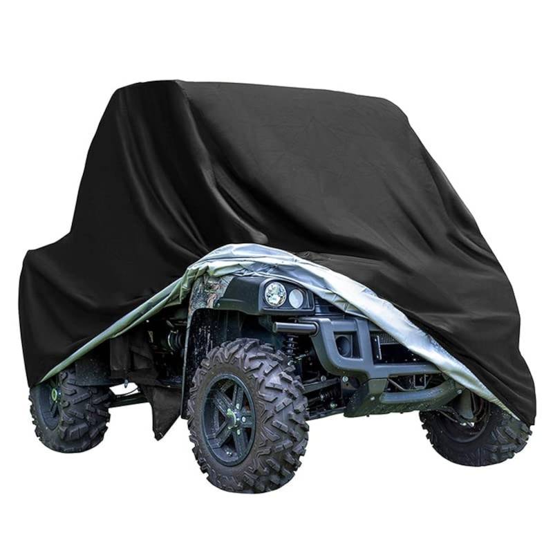 ANFTOP Quad Abdeckplane ATV Fahrzeug Abdeckung Schutz Cover Wasserdicht Staubdicht Regen UV-Schutz Schwarz 210D 210 * 120 * 115cm von ANFTOP