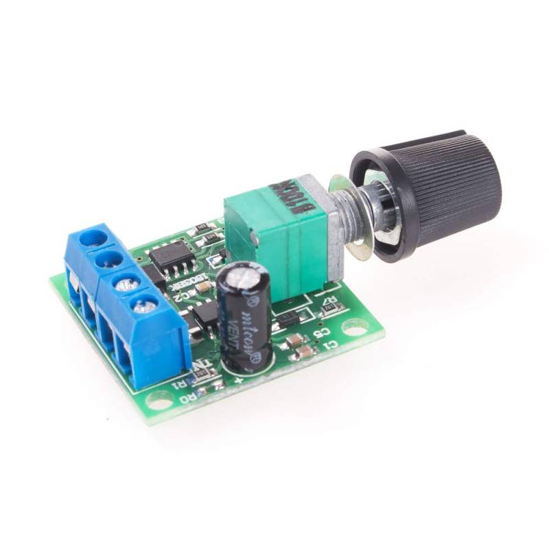 ANGEEK 2A PWM Drehzahlregler DC 1.8V 3V 5V 6V 12V Potentiometer Einstellbarer Treiberschalter mit Knopf von ANGEEK