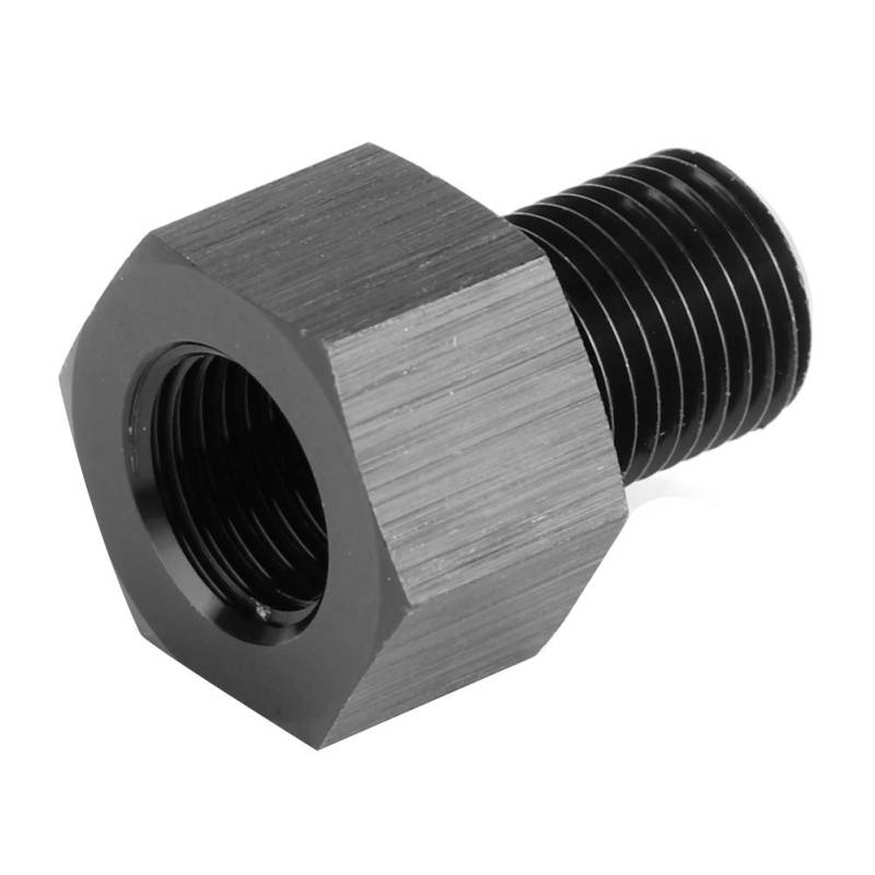 1/8 Zoll NPT Innengewinde auf M10 X 1,0 Außengewinde, Reduzierstück, Öldruckmesser-Adapter, Ersatz, Schwarz, M10 X 1,0 auf 1/8 von ANGGREK