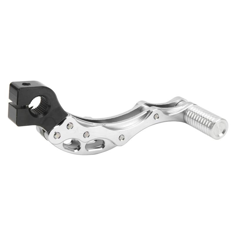 Kickstarterhebel, Kickstarterhebel, Kickstarterhebel Starter Aluminiumlegierung Universalzubehör für Motorrad Scooter (Silber) von ANGGREK