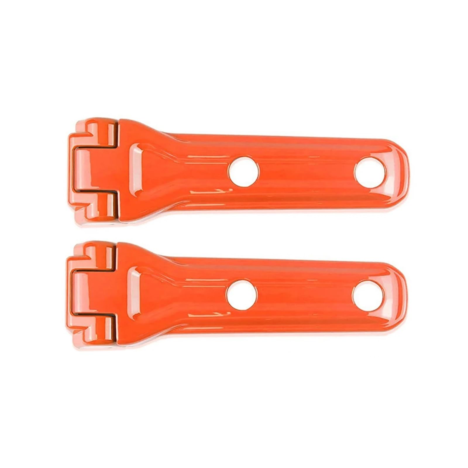 ANKOULA 2PCS ABS Heckklappe Scharnier Abdeckung Hinten Tür Reserverad Halter Scharnier Dekoration Abdeckung Trim Kompatibel Mit Wrangler JL JLU 2018 +(Orange) von ANKOULA