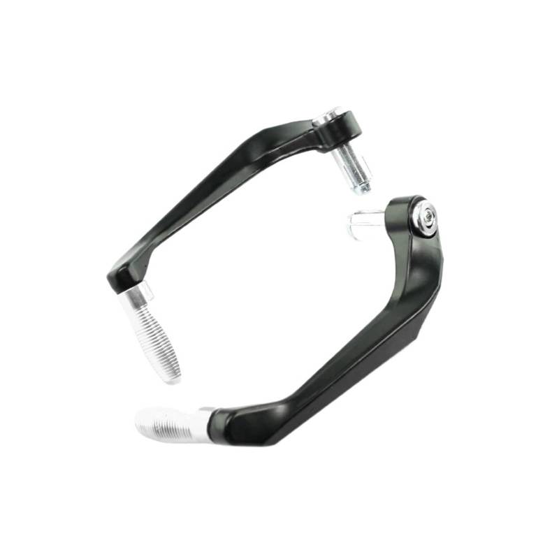 ANKOULA Motorrad-Handprotektoren Handschutz Motorrad modifizierte Teile S for 7/8 Zoll Lenker Universal Motorrad Bremskupplungsschutz(Silver) von ANKOULA