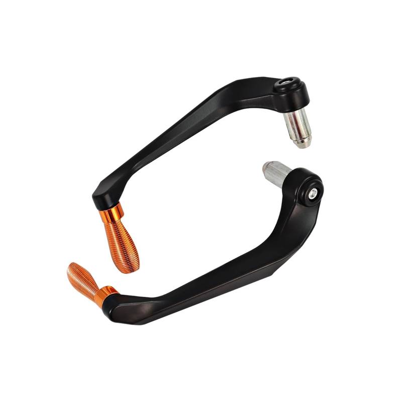 ANKOULA Universal 7/8" Motorcycle Handlebar Handguard Protecter Brake Lever Clutch Guard Compatible with Scooter ATV Mountain Bike Hand Guard(Orange) von ANKOULA