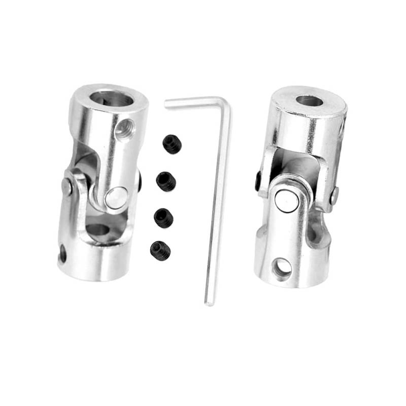 ANKROYU 2 Stück Metall Kreuzgelenk, Wellenkupplung Motorstecker Universalgelenk, Länge 35 mm Universal Lenkwelle Kreuzgelenk für RC-Flugzeuge und Boote(Inner Diameter: 6 * 8mm) von ANKROYU