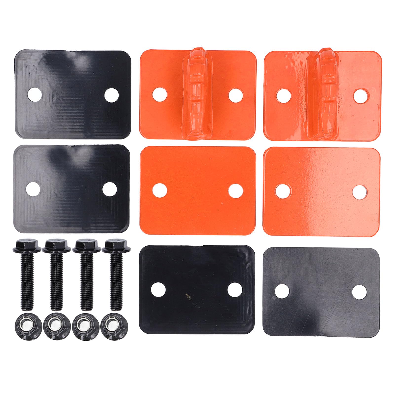 ANKROYU 2 Set Traktor-Eimer-Haken, legierter Stahl-Traktor-Eimer-Greifhaken-Set, Eimer-Greifhaken-Zubehör-Set für Traktor-Eimer, Wohnmobil, LKW (Orange) von ANKROYU