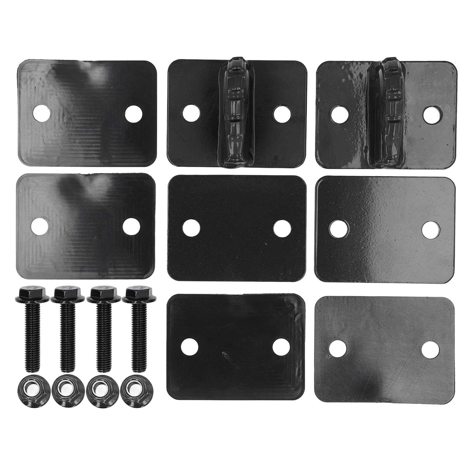 ANKROYU 2 Set Traktor-Eimer-Haken, legierter Stahl-Traktor-Eimer-Greifhaken-Set, Eimer-Greifhaken-Zubehör-Set für Traktor-Eimer, Wohnmobil, LKW (Schwarz) von ANKROYU