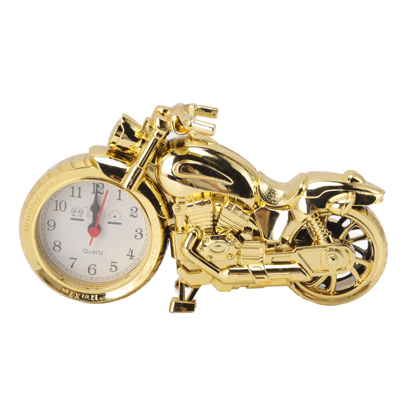 ANKROYU Motorrad Wecker geniale Vintage -Simulation Motorradmodellierungsfunktion Home Office (168d Gold, Einzelfarbe) von ANKROYU