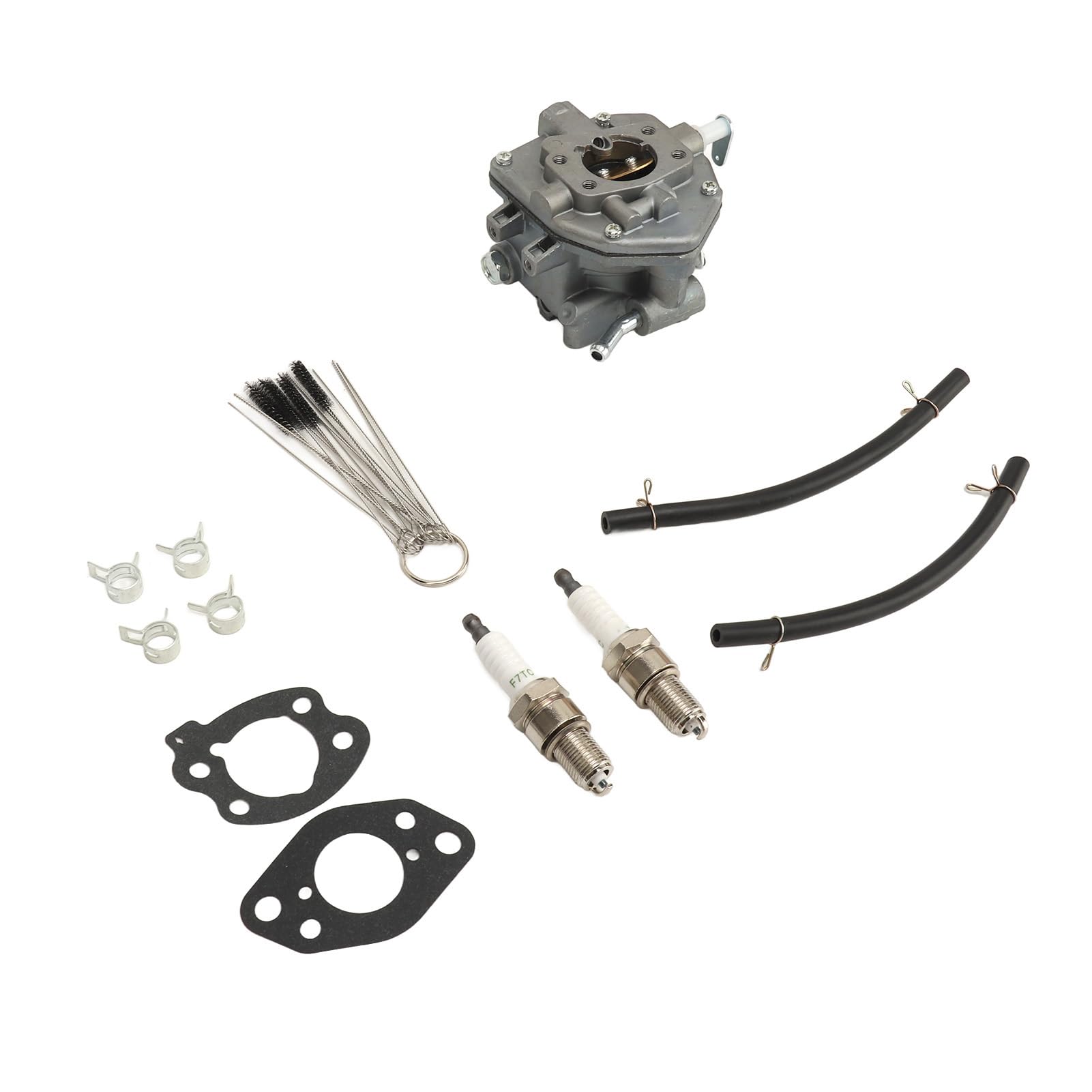 ANKROYU Rasenmäher-Vergaser-Set, Aluminium-Mäher-Vergaser-Ersatz, Motor-Ersatzteile, verschleißfestes kleines Motor-Vergaser-Set für Rasenmäher von ANKROYU