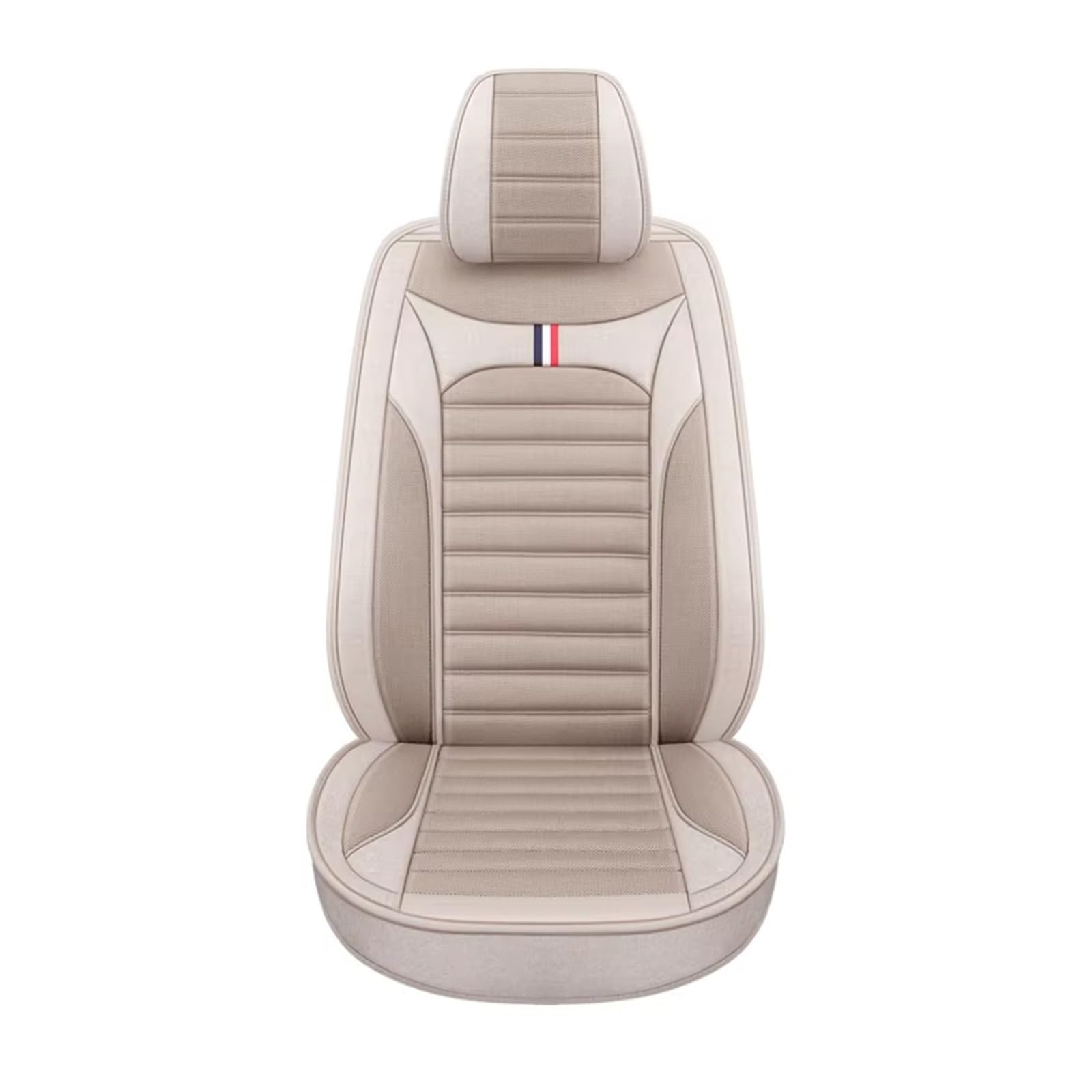 ANNAKETZPW Sitzschoner Auto Strapazierfähige Und Langlebige Autositzbezüge Aus Flachs, Geschenke Für Damen Und Herren, Auto-Innenausstattung Schonbezug Autositz(1PC-Khaki) von ANNAKETZPW