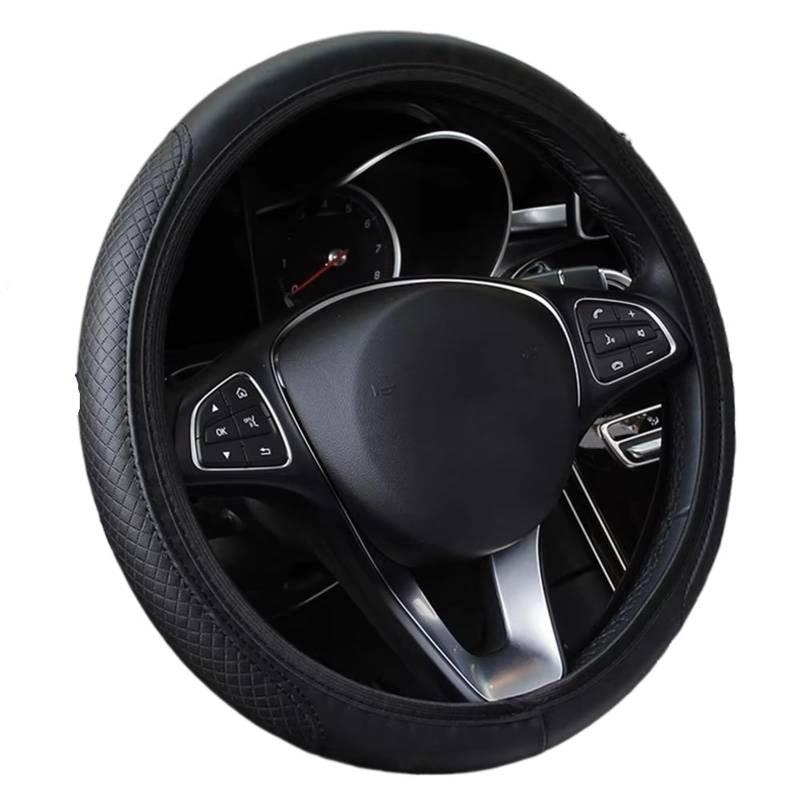 Lenkradbezug Winter Warm Für Opel Für Astra Für H Für G Für J Für Corsa Universal Auto Lenkrad Abdeckung Auto Lenkradbezug rutschfest(Black) von ANNAKETZPW