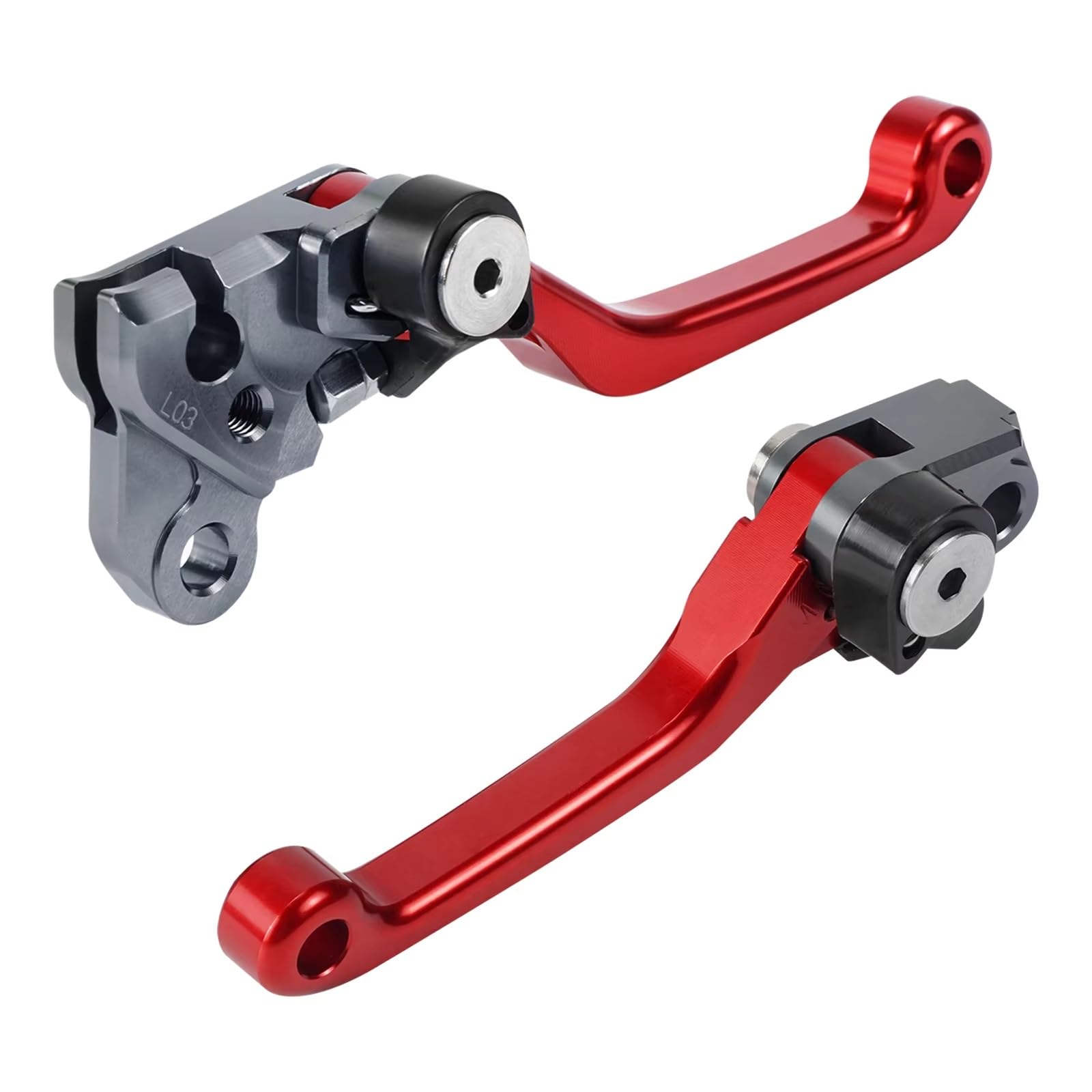 Motorrad Kupplung Für CRF150F Für CRF230F 2003-2009 2012-2016 Motorrad Aluminium Pivot Bremshebel & Kupplungshebel Griff Kupplung Bremshebel(Red) von ANNAKETZPW