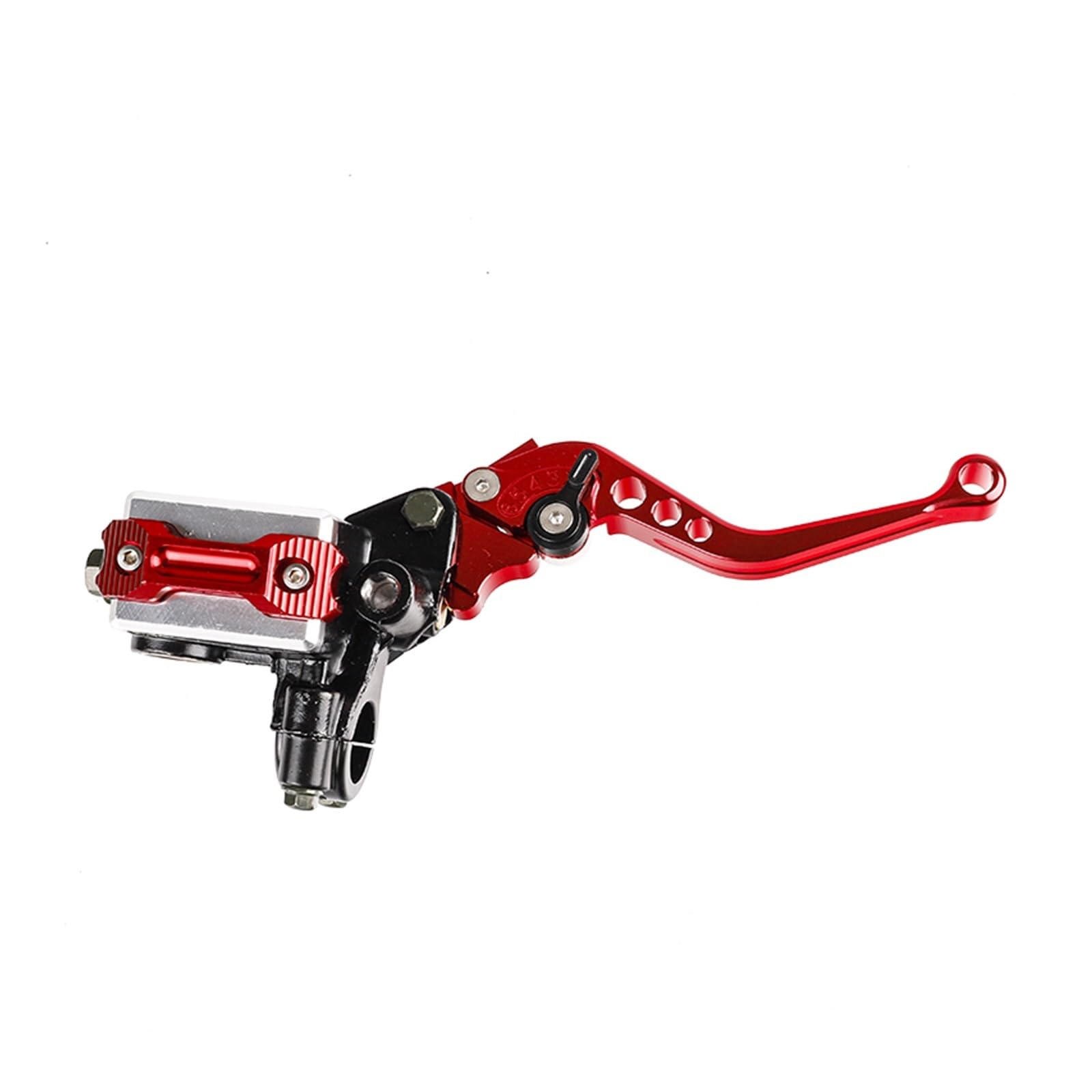 Motorrad Kupplung Für Die Meisten Motorräder 1 Paar 7/8 Zoll (22 Mm) CNC-Aluminium-Bremskupplungs-Hauptzylinder-Reservoirhebel Motorradzubehör Kupplung Bremshebel(Red Right Brake) von ANNAKETZPW