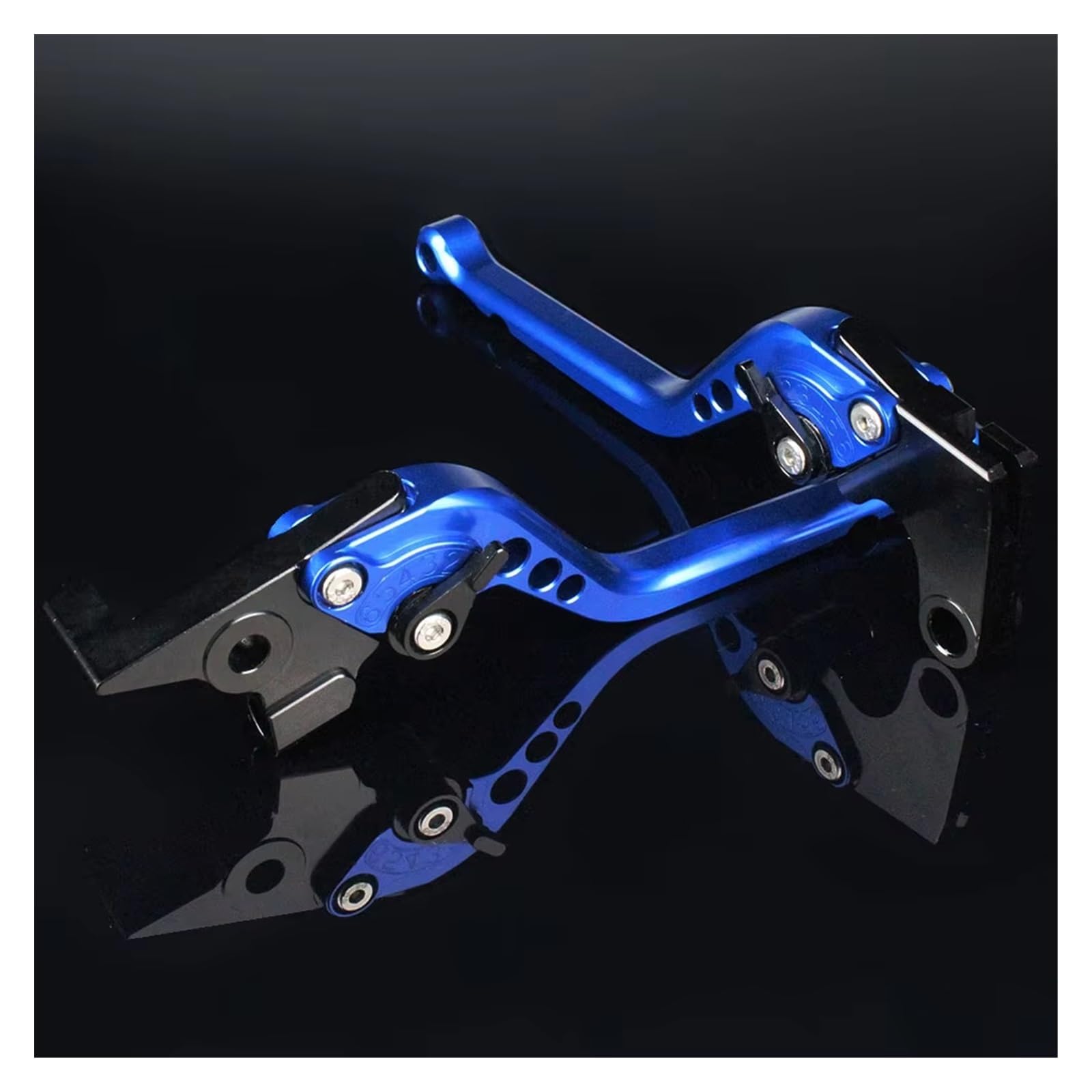 Motorrad Kupplung Für Kawasaki Für Ninja 250R 2008–2012 Für Ninja 300 300R 2013–2018 CNC-Verstellbarer Bremskupplungshebel Kupplung Bremshebel(Blue 177mm) von ANNAKETZPW