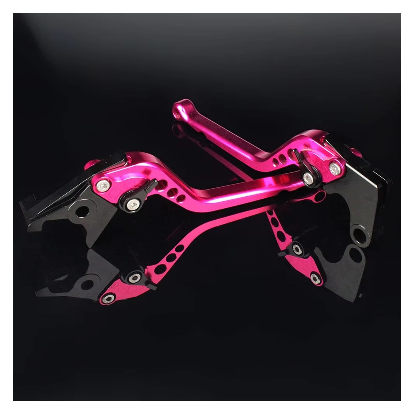 Motorrad Kupplung Für Kawasaki Für Ninja 250R 2008–2012 Für Ninja 300 300R 2013–2018 CNC-Verstellbarer Bremskupplungshebel Kupplung Bremshebel(Pink 177mm) von ANNAKETZPW