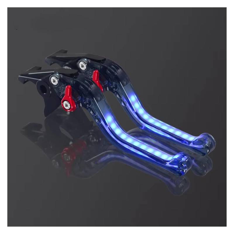 Motorrad Kupplung Für S1000R 2021-2023 2024 Licht Up Signal Schalten Licht Brems Griff Hebel Motorrad Einstellbare Bremse Kupplung Hebel Kupplung Bremshebel(Black-red) von ANNAKETZPW