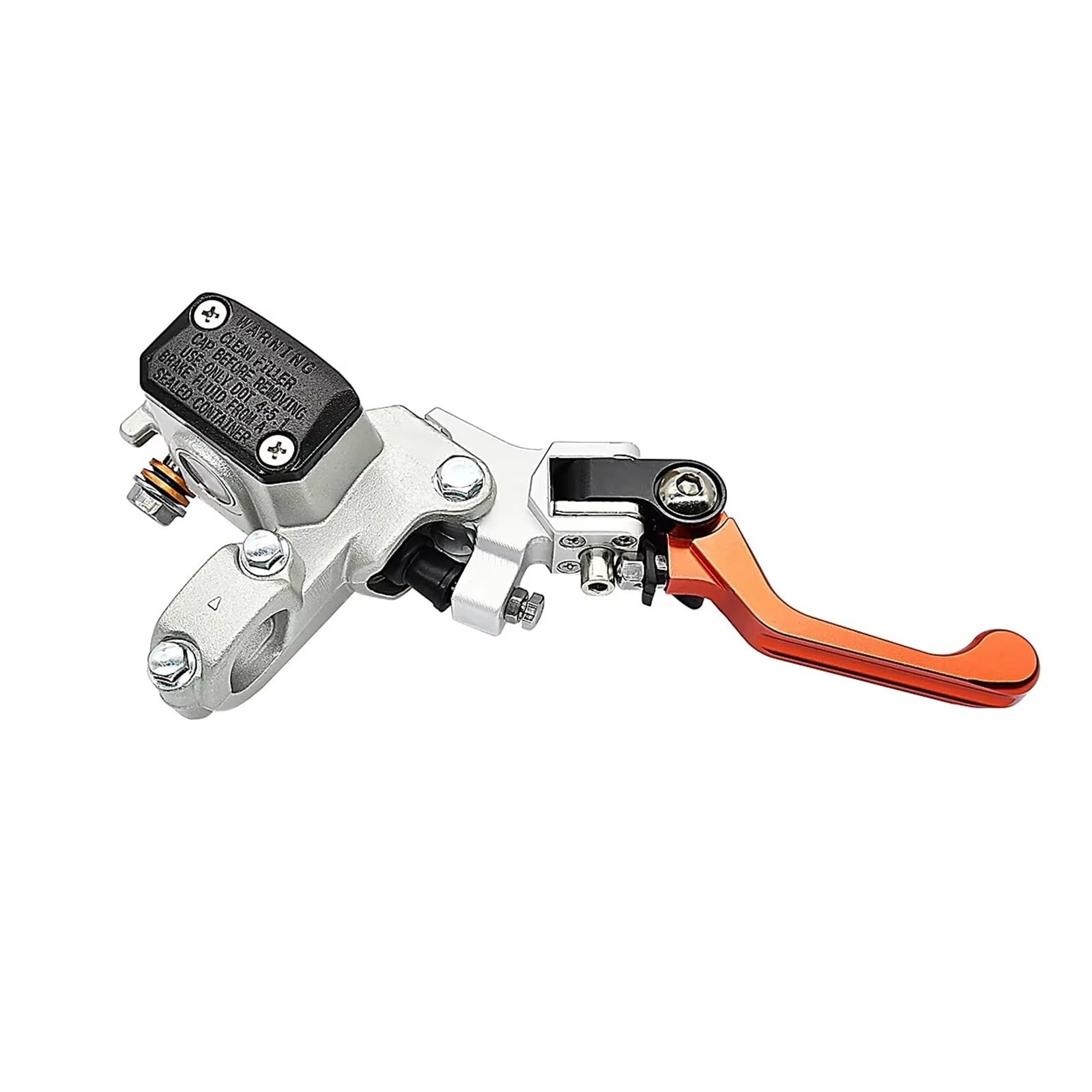 Motorrad Kupplung Für SX-F Für XC Für XC-W Für XCF-W 22mm 7/8'' Motorrad Grau Rechts Hauptbremszylinder Kupplung Pumpe Bremshebel Kupplung Bremshebel(Brake Pump Orange) von ANNAKETZPW