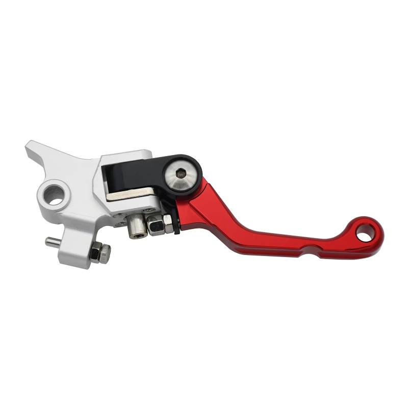 Motorrad Kupplung Für SX Für SX-F Für XC Für XC-F Für XC-W 22mm 7/8'' Motorrad Rechts Bremse Master Zylinder Pumpe CNC Falten Bremshebel Kupplung Bremshebel(Red Lever) von ANNAKETZPW