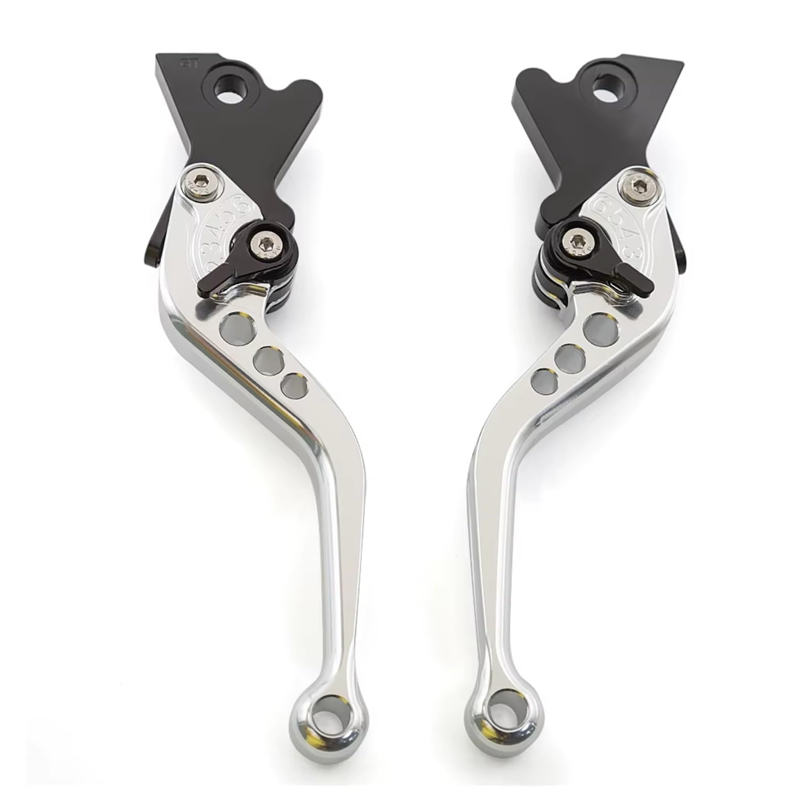 Motorrad Kupplung Für Suzuki Für GSXR1000 Für Gsxr 1000 K6 2005-2006 CNC Motorrad Einstellbare Aluminium Bremse Kupplung Hebel Griff Kupplung Bremshebel(147mm Sliver) von ANNAKETZPW