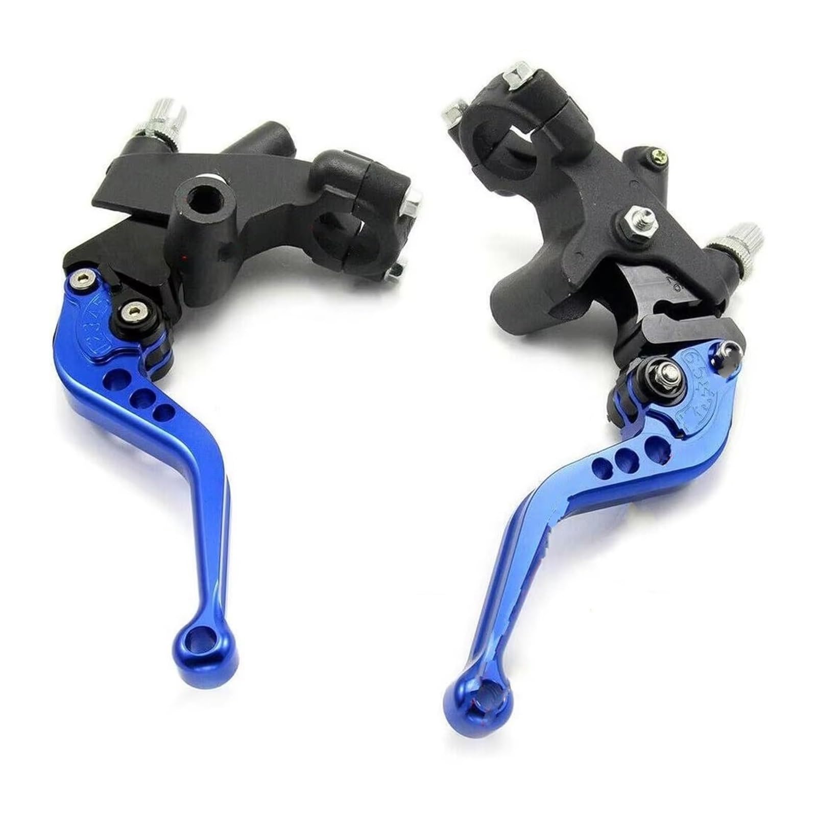 Motorrad Kupplung Geeignet Für Die Meisten Motorräder. 22-mm-Aluminium-Motorrad-Kupplungsbrems-Hauptzylinder-Reservoir-Hebel-Kit, Flüssigkeitsreservoir-Set Kupplung Bremshebel(Blue) von ANNAKETZPW