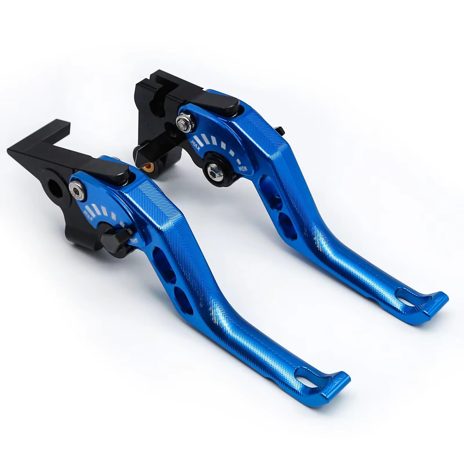 Motorrad Kupplung Motorrad Kupplung 2 Finger CNC Bremse Kupplung Hebel Für Yamaha Für Tenere 700/XTZ700 /2019 2020-2024 Schmücken Zubehör Kupplung Bremshebel(Blue) von ANNAKETZPW