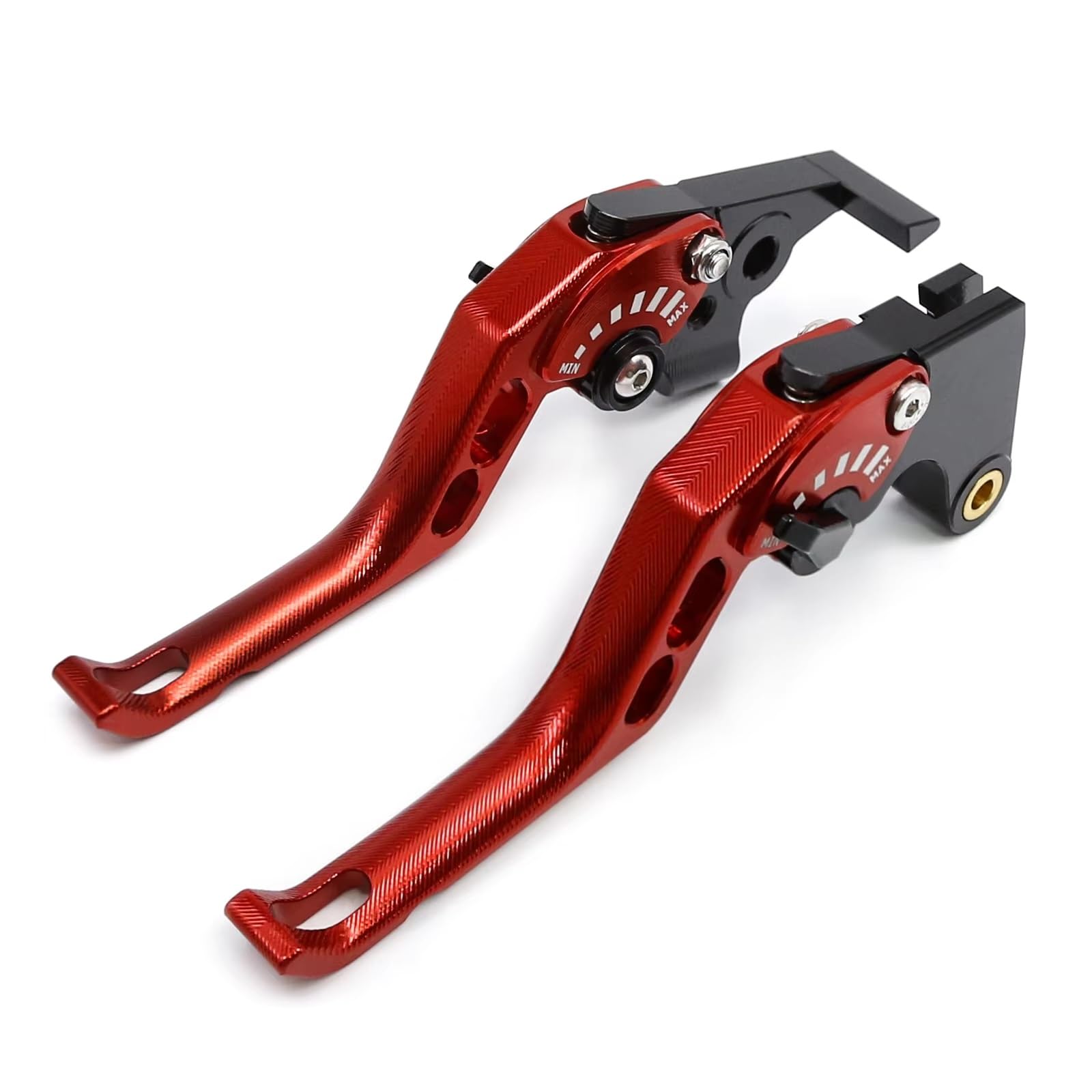 Motorrad Kupplung Motorrad Kupplung 2 Finger CNC Bremse Kupplung Hebel Für Yamaha Für Tenere 700/XTZ700 /2019 2020-2024 Schmücken Zubehör Kupplung Bremshebel(RED) von ANNAKETZPW