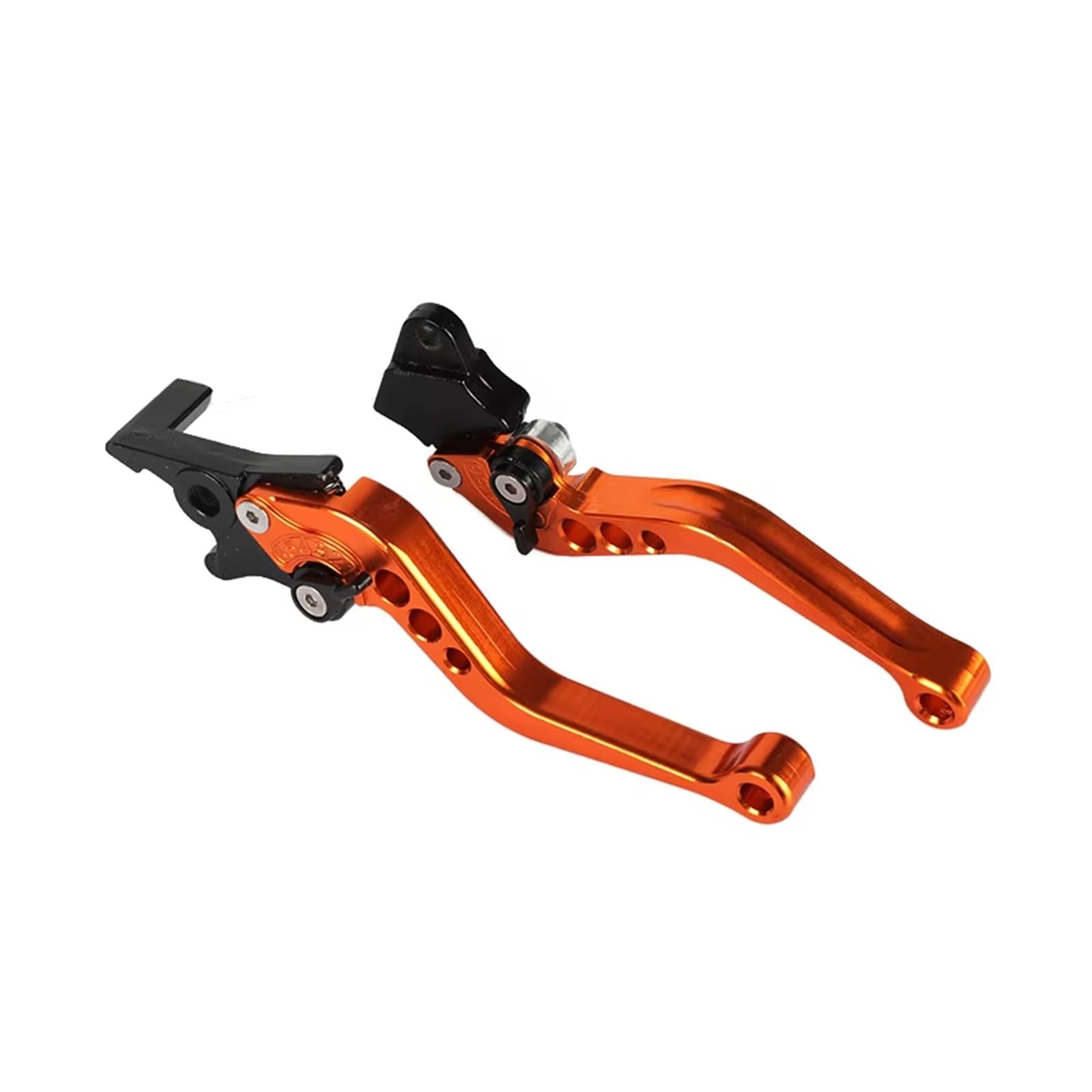 Motorrad Kupplung Motorrad Kupplung Brems Griff Trommel Hebel CNC Fit Für Yamaha Für Suzuki Motorrad Roller Modifikation Zubehör Kupplung Bremshebel(Orange) von ANNAKETZPW