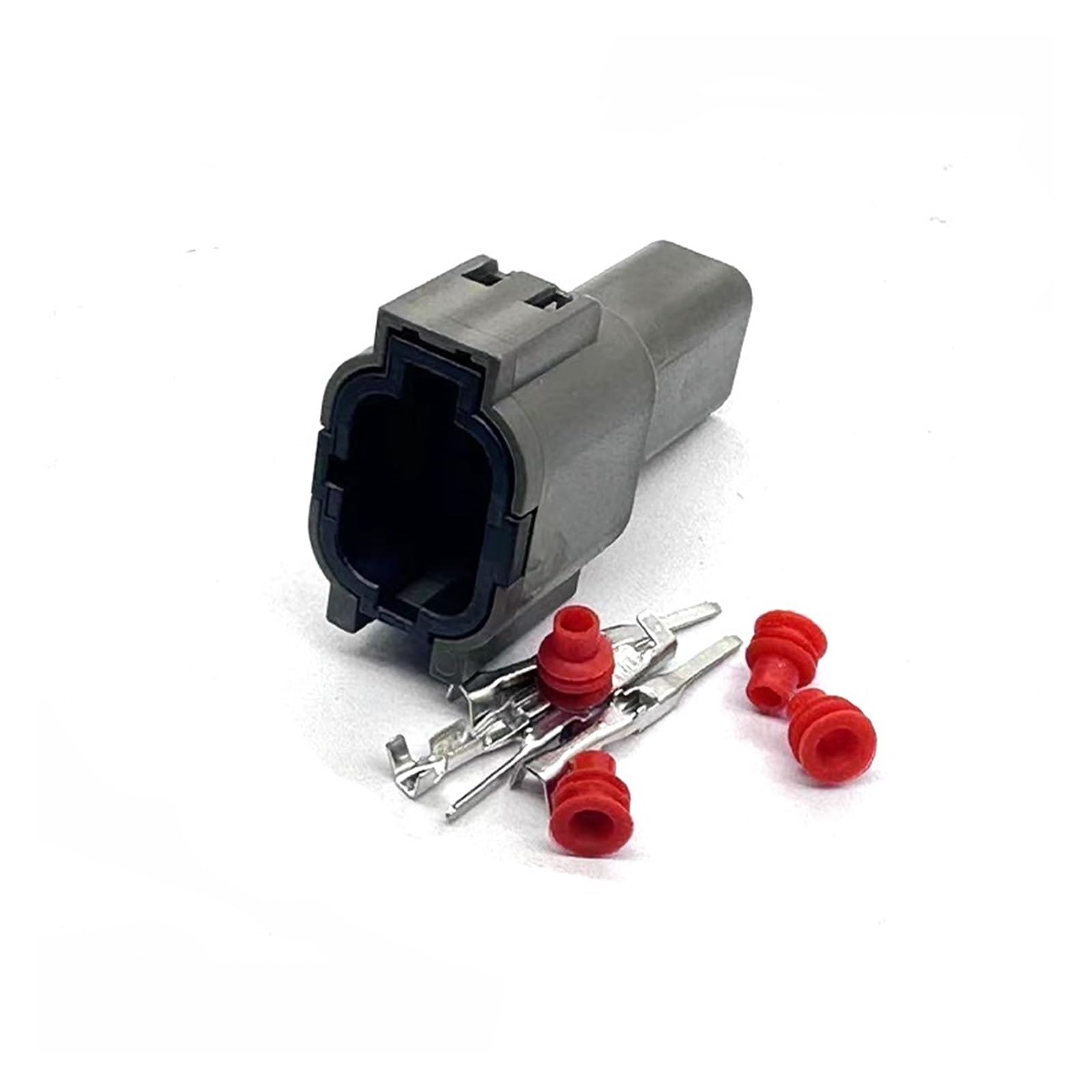 ANNBCDL 1 Satz 4-poliger 1,5-mm-Serie-weiblicher männlicher Automobil-wasserdichter magnetischer Drosselmotor-Anschlussstecker 7222-7740-40 7123-7740-40(Dark Grey,10 Seta) von ANNBCDL