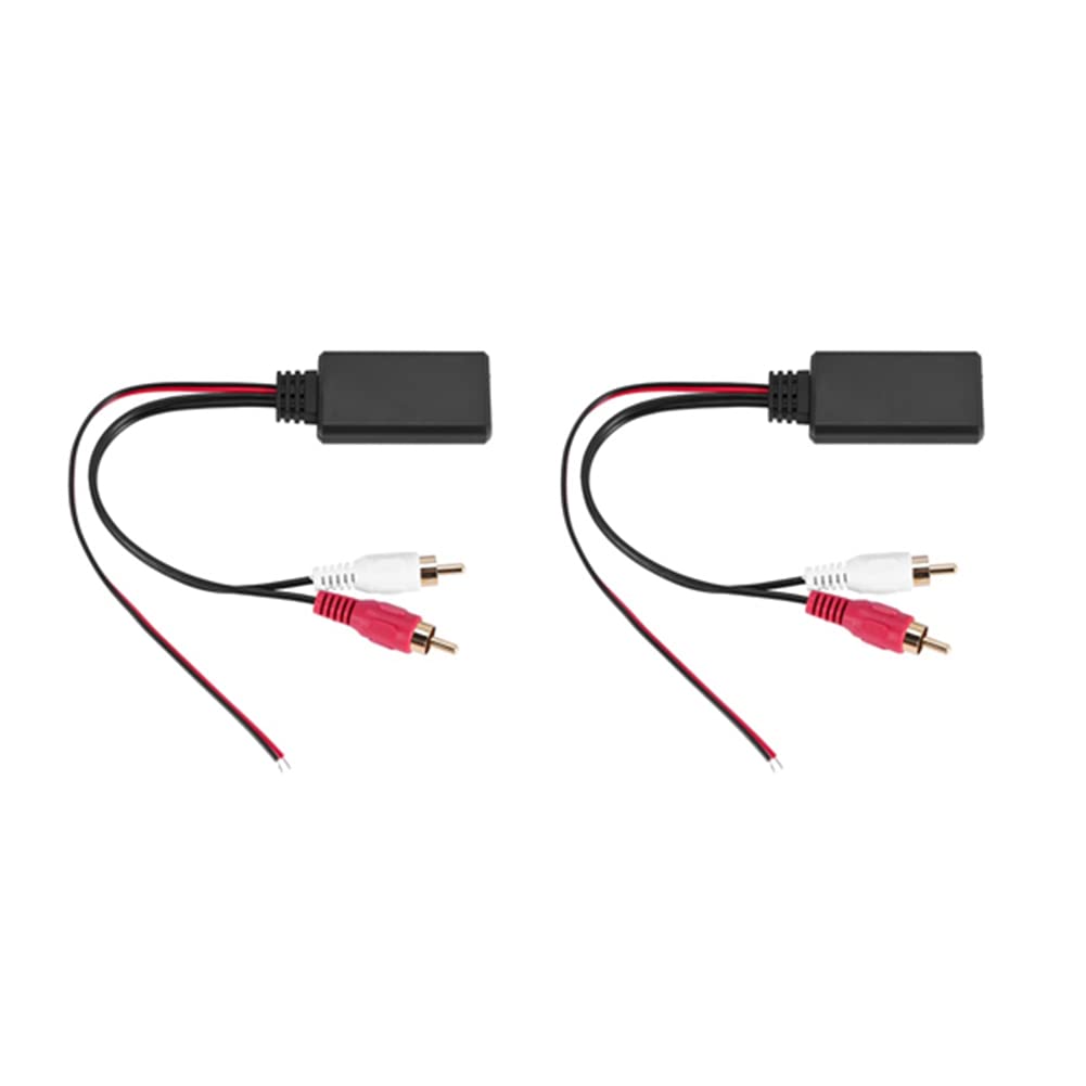 ANNJUC 2-Teiliges Auto-Universal-Audiokabel, Kabelloses Bluetooth-Modul, Musik-Adapter, Audiokabel von ANNJUC