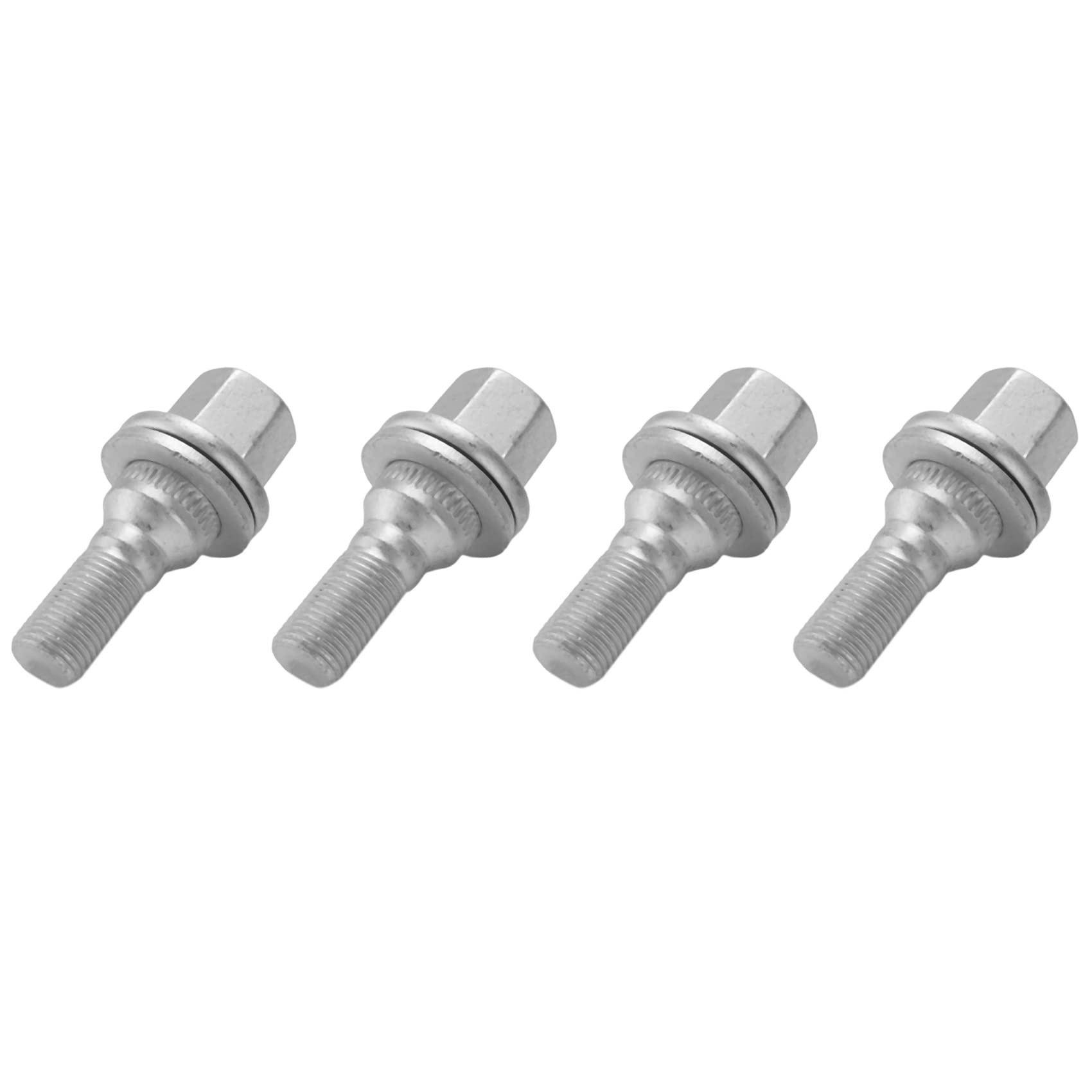 ANNJUC 4 x 17 mm Auto-Radmuttern, Flachsitz, für 206 3008 207 CC SW 508 C5 C4L 540567 von ANNJUC