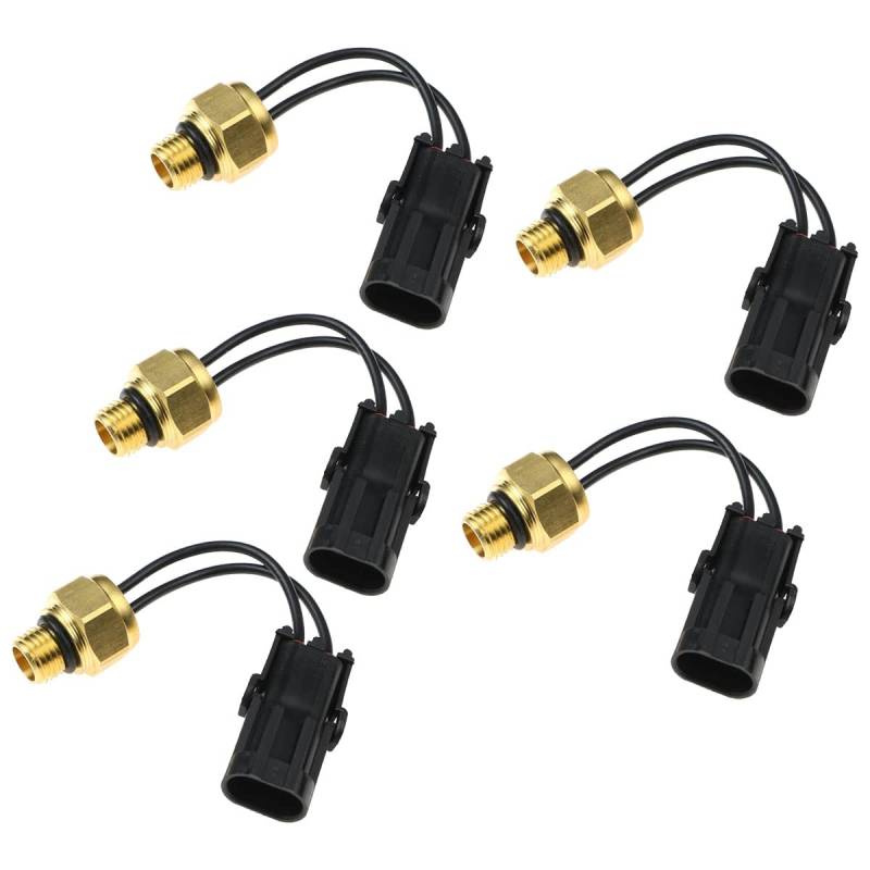 ANNJUC 5 StüCk RE503242 Motortemperatursensor für -AusrüStung Kraftstoffeinspritzpumpe Wassertemperaturschaltersensor von ANNJUC