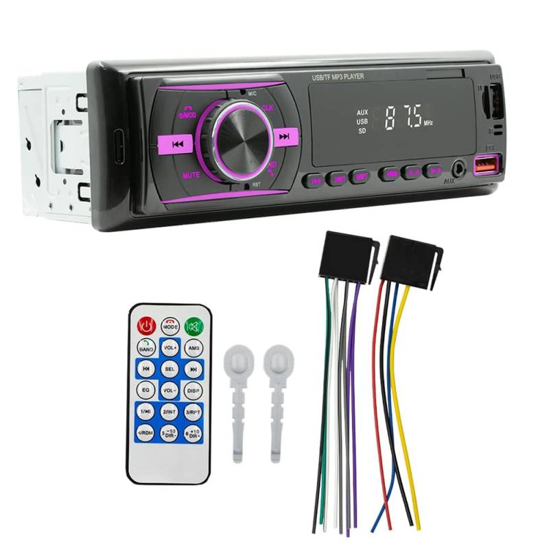 ANNJUC D3106 Auto-MP3-Player, Autoradio, Auto-Audio-Player, Autozubehör, Zubehörteile (1 Satz) von ANNJUC